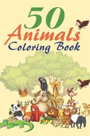 Cover of 50 Animals Coloring Book