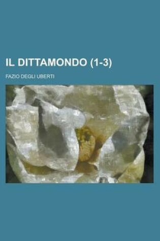 Cover of Il Dittamondo (1-3 )