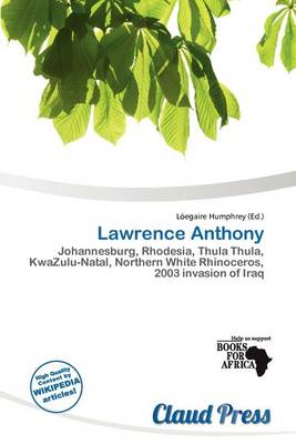 Cover of Lawrence Anthony