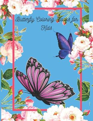 Book cover for Butterfly Coloring Books for Kids