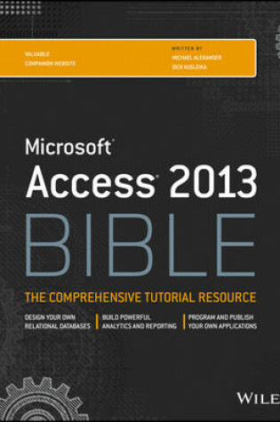 Cover of Access 2013 Bible