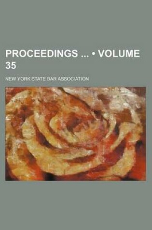 Cover of Proceedings (Volume 35)