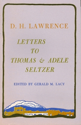 Book cover for Letters to Thomas & Adele Seltzer