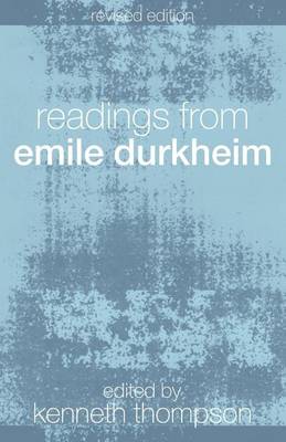 Book cover for Readings from Emile Durkheim