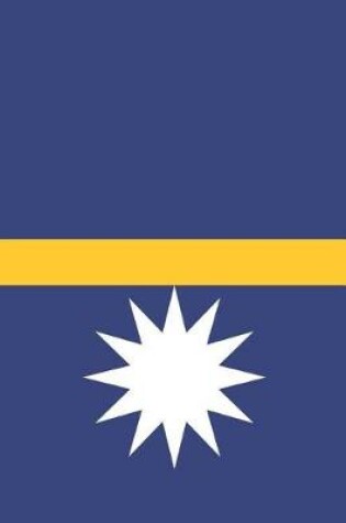 Cover of Nauru Flag Notebook - Nauruan Flag Book - Nauru Travel Journal