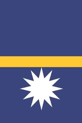 Book cover for Nauru Flag Notebook - Nauruan Flag Book - Nauru Travel Journal