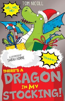 Book cover for There’s a Dragon in my Stocking!