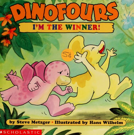 Book cover for Dinofours, I'm the Winner!