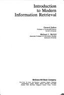 Cover of Introduction to Modern Information Retrieval