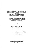 Book cover for Mental Hospital and Human Services