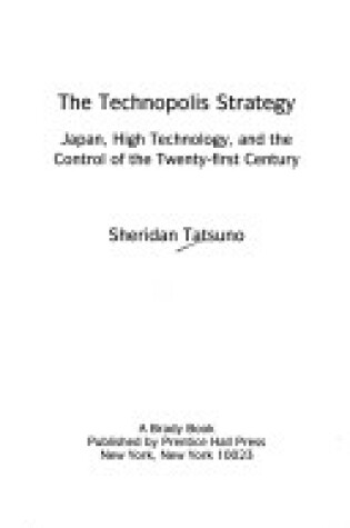Cover of Technopolis Strategy
