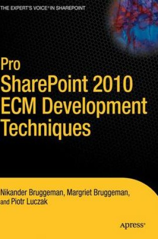 Cover of Pro SharePoint 2010 Development Techniques