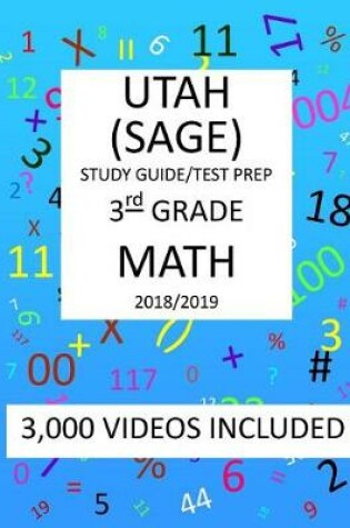 Cover of 3rd Grade UTAH SAGE, 2019 MATH, Test Prep