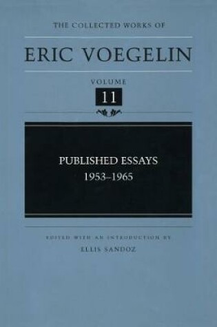 Cover of Published Essays, 1953-1965