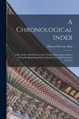 Book cover for A Chronological Index