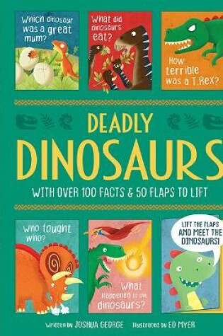 Cover of Dangerous Dinosaurs - Interactive History Book for Kids