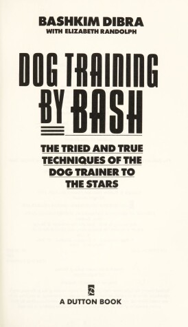 Book cover for Dog Training by Bash