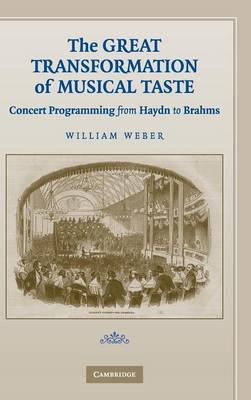 Book cover for The Great Transformation of Musical Taste