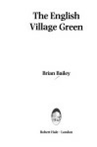 Cover of English Village Green