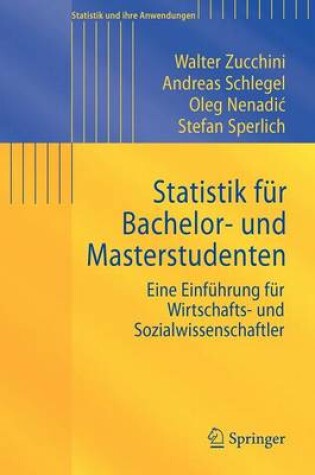 Cover of Statistik für Bachelor- und Masterstudenten