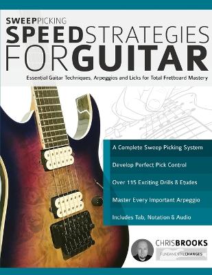 Book cover for Sweep Picking Speed Strategies for Guitar