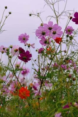 Book cover for Colorful Cosmos Flowers Garden Blooms Journal