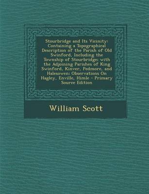 Book cover for Stourbridge and Its Vicinity