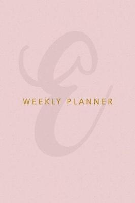 Cover of E Weekly Planner