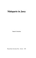 Cover of Malaparte in Jassy