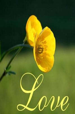 Book cover for Wedding Journal Love Yellow Buttercups