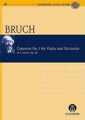 Cover of Concerto No. 1 for Violin and Orchestra in G Minor/ g-Moll Op. 26