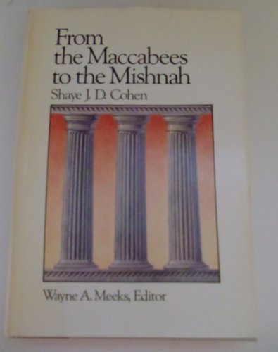 Book cover for From the Maccabees to the Mishnah