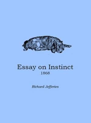 Book cover for Essay on Instinct