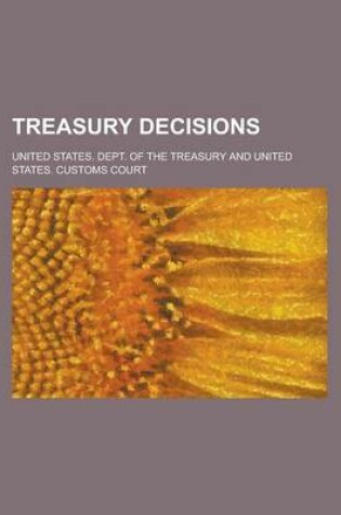 Cover of Treasury Decisions