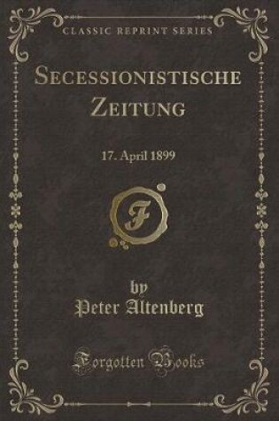 Cover of Secessionistische Zeitung