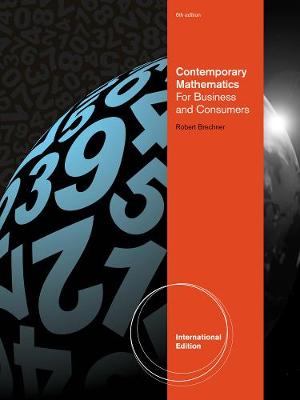 Book cover for Contemporary Mathematics for Business and Consumers, International Edition (with Printed Access Card)