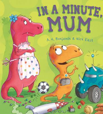 Book cover for In a Minute, Mum