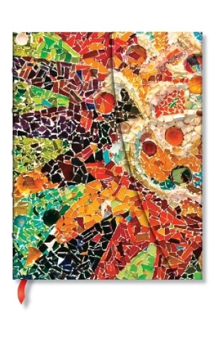 Cover of Gaudi’s Sun (Gaudi’s Mosaics) Midi Lined Hardback Journal (Wrap Closure)