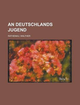 Book cover for An Deutschlands Jugend