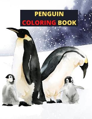 Book cover for Penguin Coloring Book