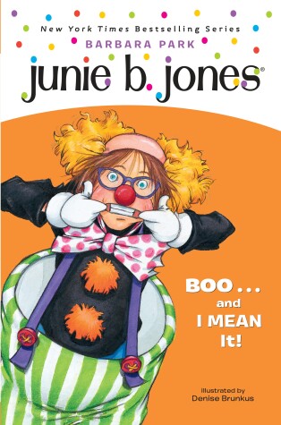 Book cover for Junie B. Jones #24: BOO...and I MEAN It!