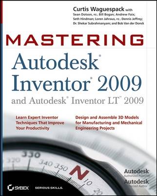 Book cover for Mastering Autodesk Inventor 2009 and Autodesk InventorLT 2009