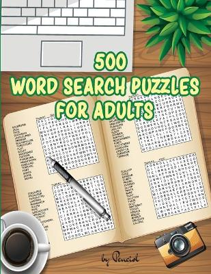 Book cover for 500 Word Search Puzzles for Adults