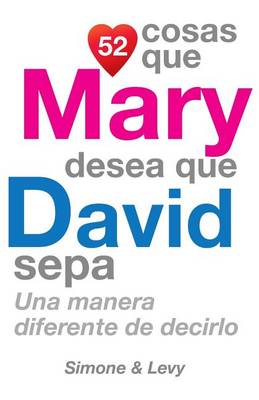 Cover of 52 Cosas Que Mary Desea Que David Sepa