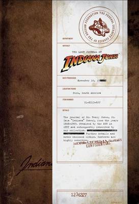 Book cover for The Lost Journal of Indiana Jones