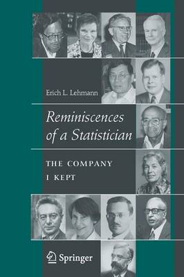 Book cover for Reminiscences of a Statistician