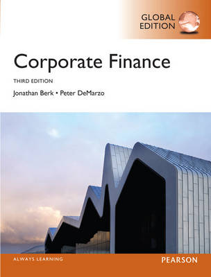 Book cover for Corporate Finance plus MyFinanceLab with Pearson eText, Global Edition