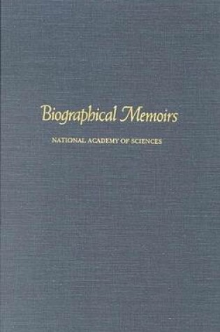 Cover of Biographical Memoirs V.71