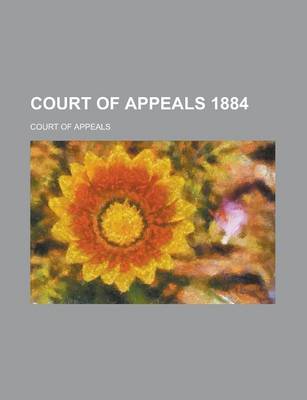 Book cover for Court of Appeals 1884