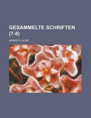 Book cover for Gesammelte Schriften (7-8)